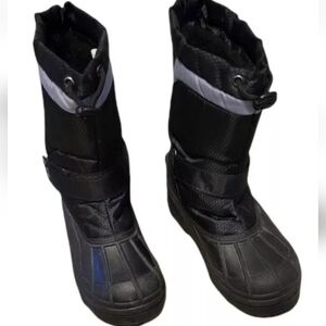 Sintetico Essential Winter Snow Boots Black Gray Boy Size 5